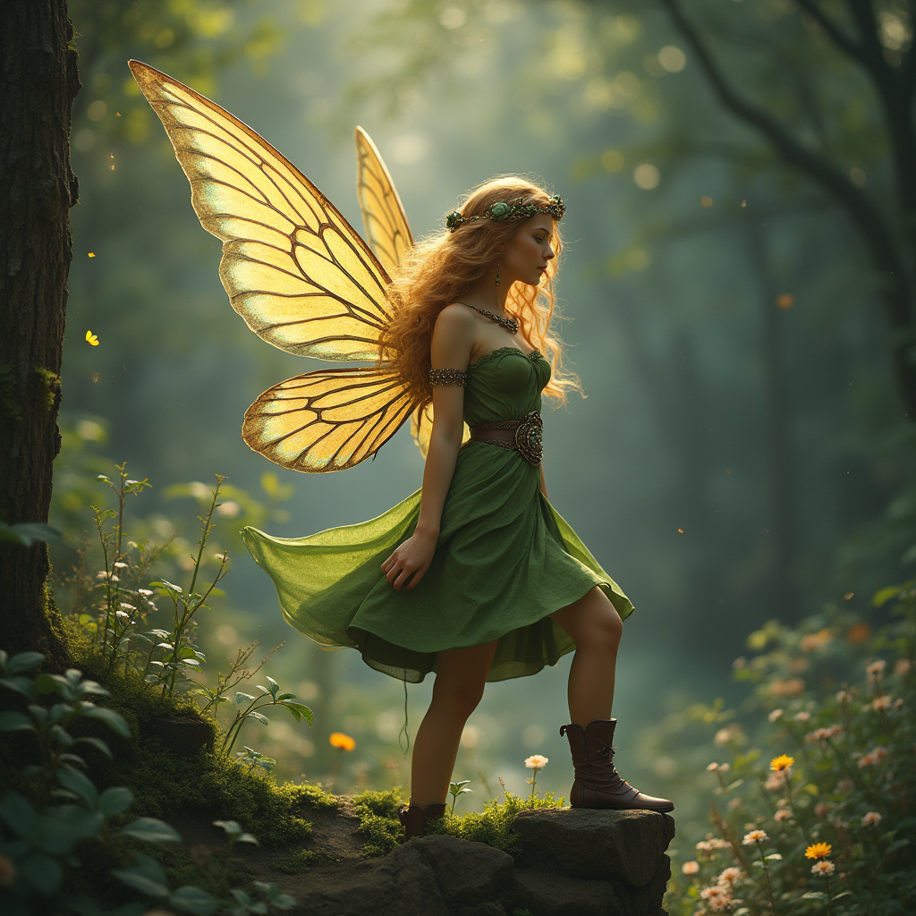 AI generated fairy, model B