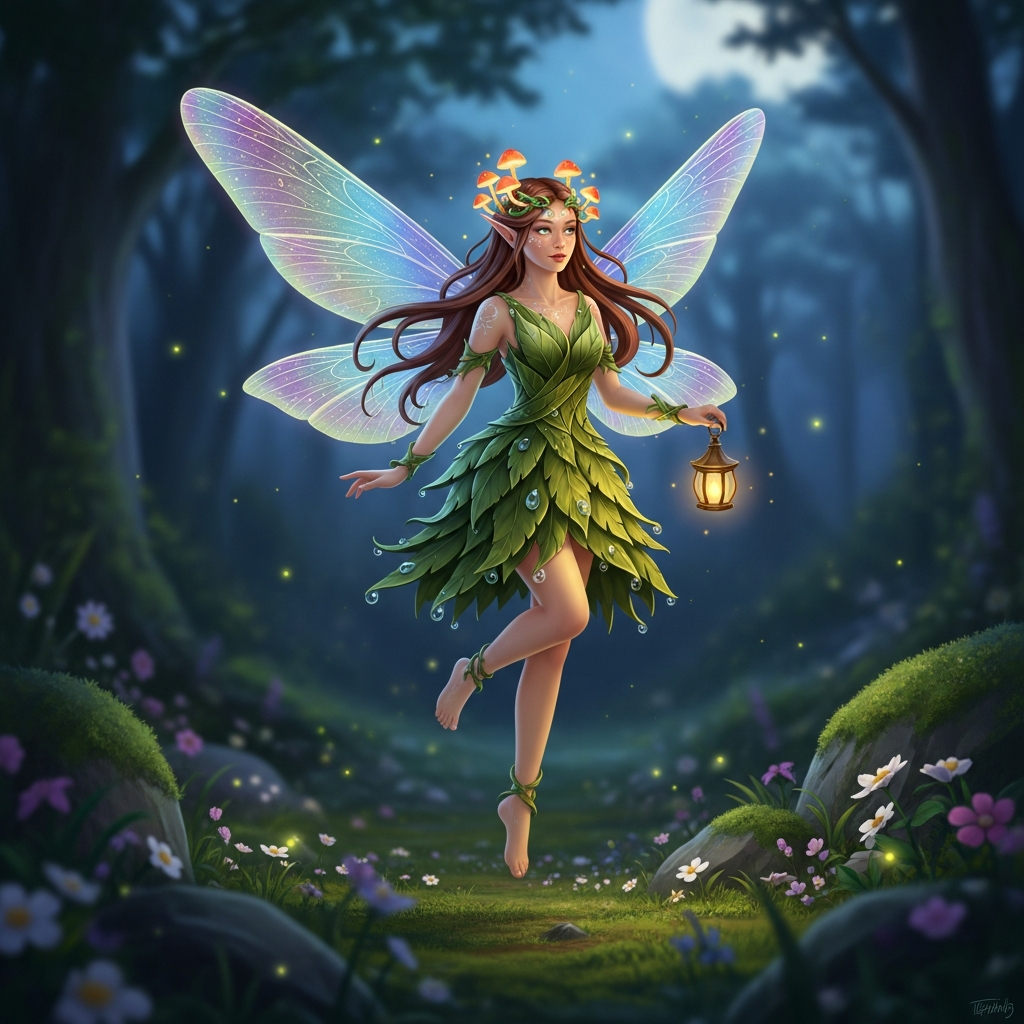 AI generated fairy, model D